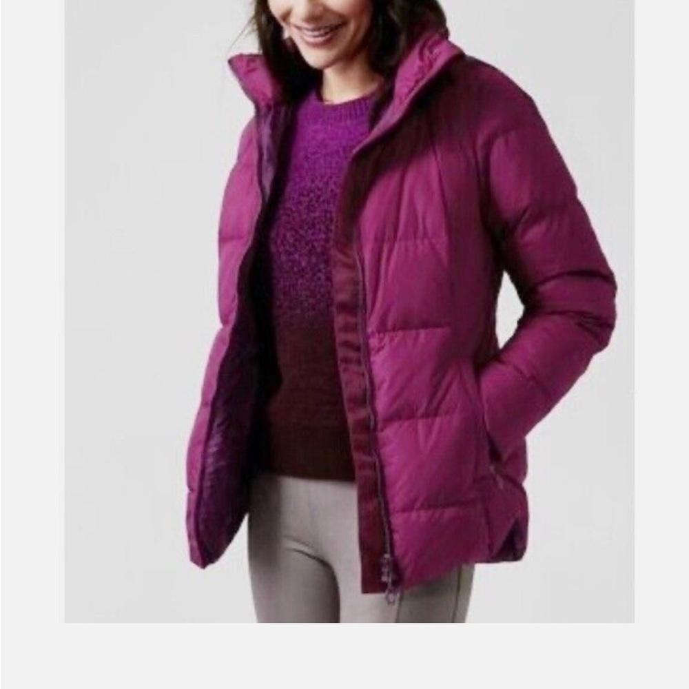 Women's Purple Puffer Jacket